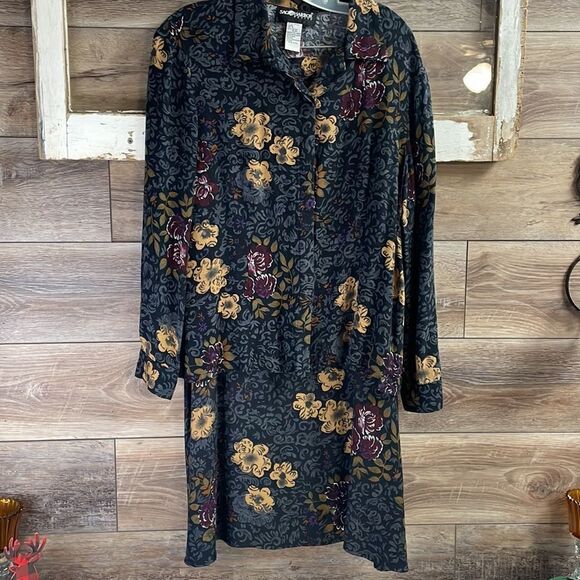 Sag Harbor Ladies Skirt Set, Size 14P, Floral, Petite - Picture 1 of 7